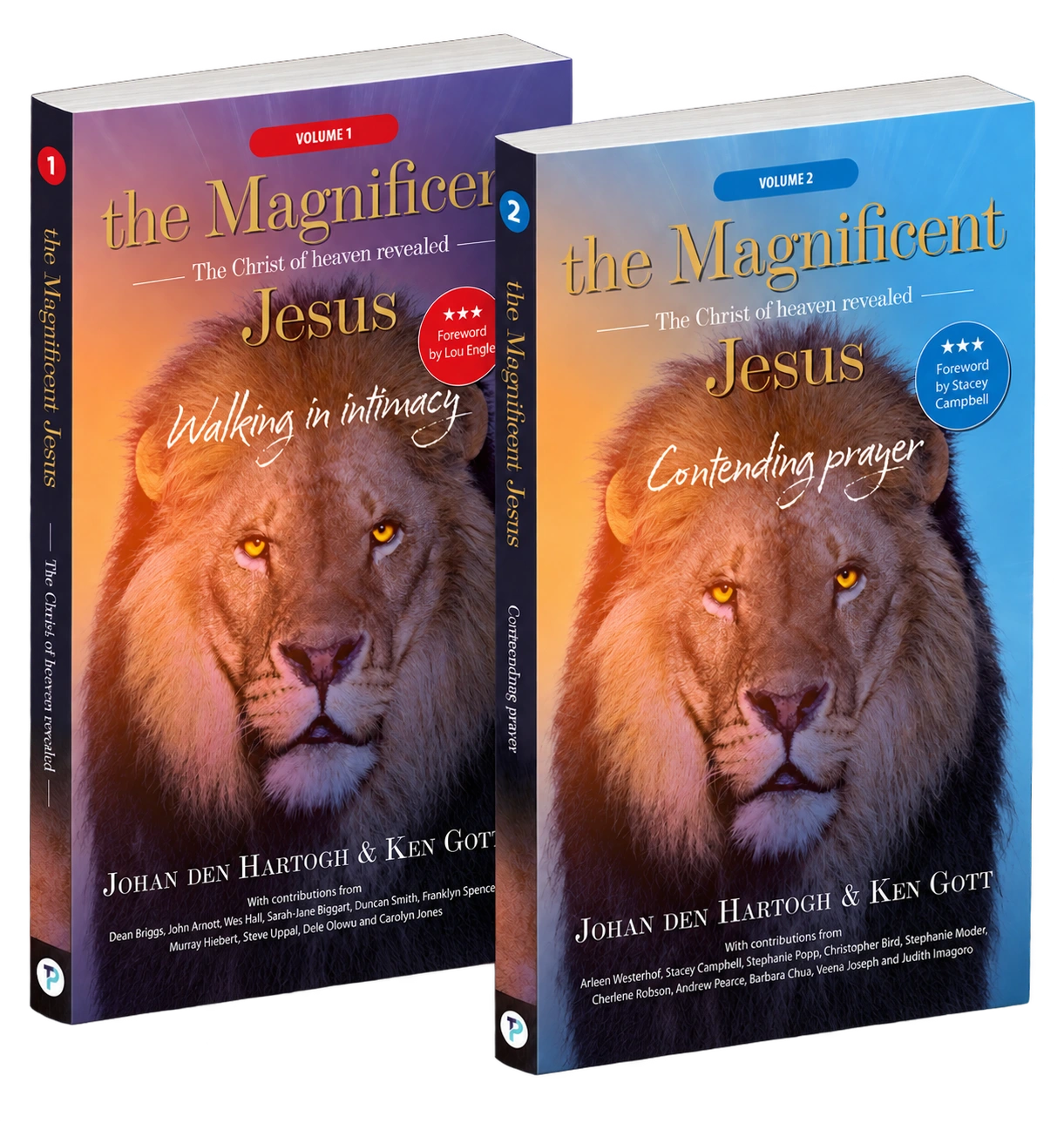 The Magnificent Jesus paperbacks — Volume 1: Walking in intimacy and Volume 2: Contending prayer