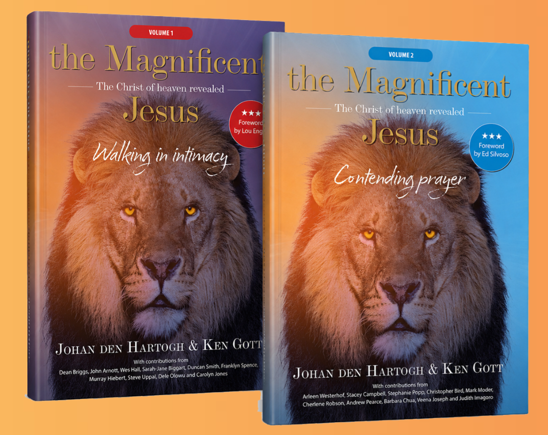 The Magnificent Jesus paperbacks — Volume 1: Walking in intimacy and Volume 2: Contending prayer